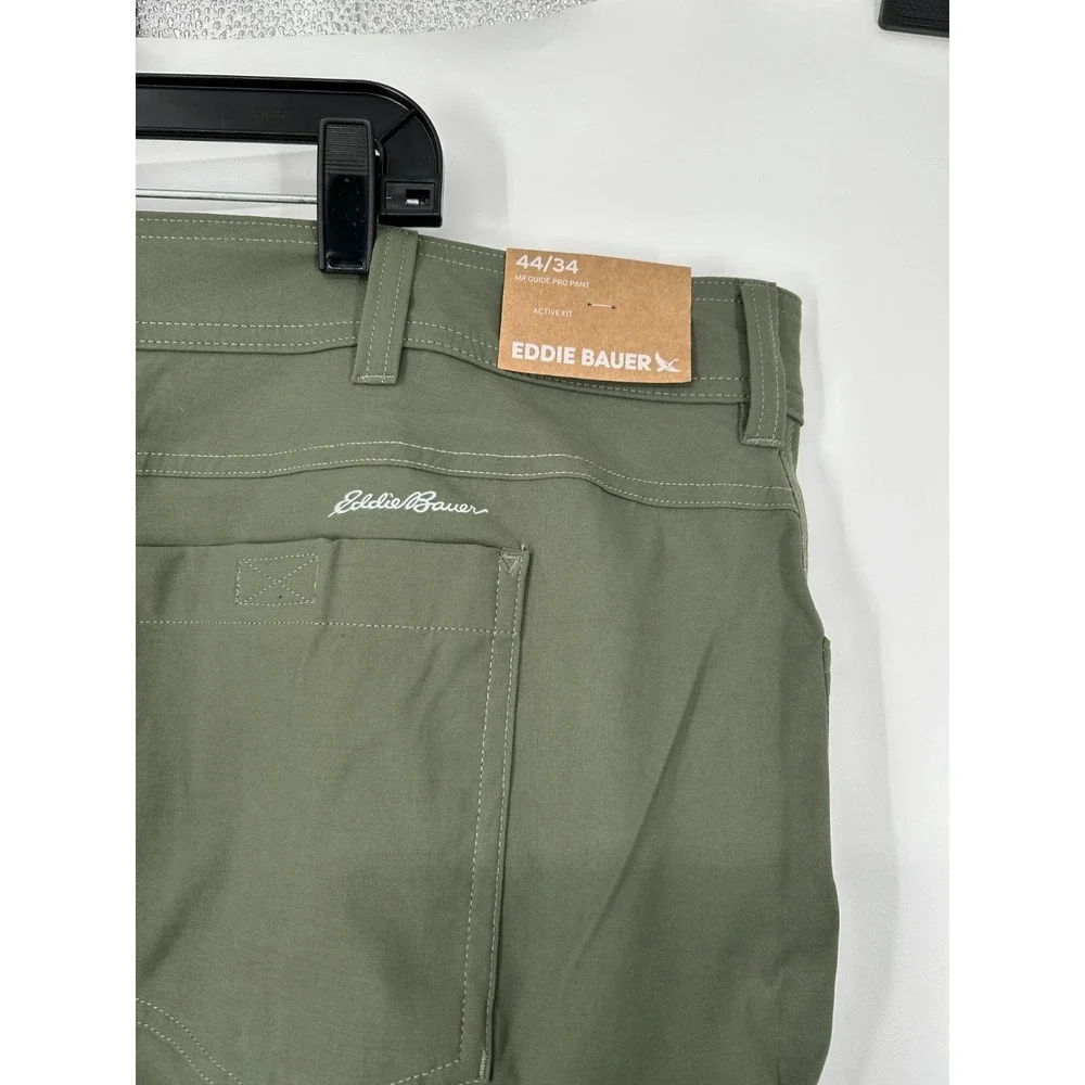 Eddie Bauer Guide Pro Pants Mens 44x34 Cargo‎ First Ascent Hiking Chino Nylon